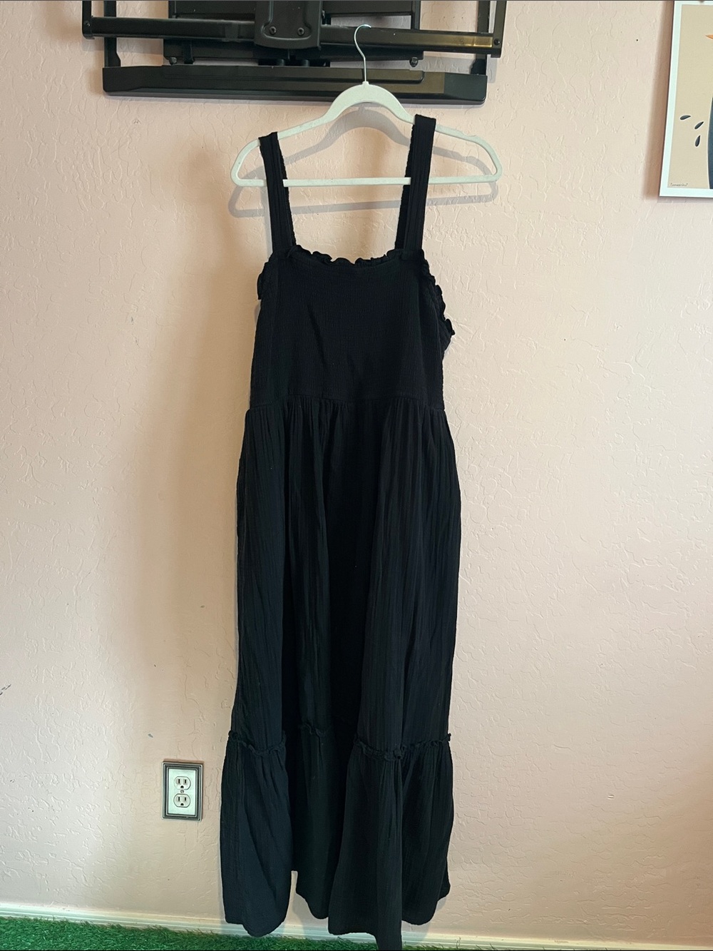 Terra & Sky Black Maxi Sundress